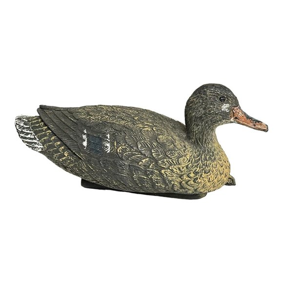 VTG Carry-Lite Sport Plast Duck Decoy Italy Plastic Mallard Hen‎ with Weight - Picture 5 of 14